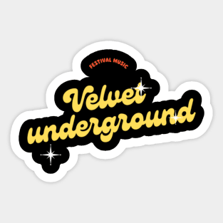 Black velvet Sticker